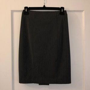 Charcoal/gray pencil skirt